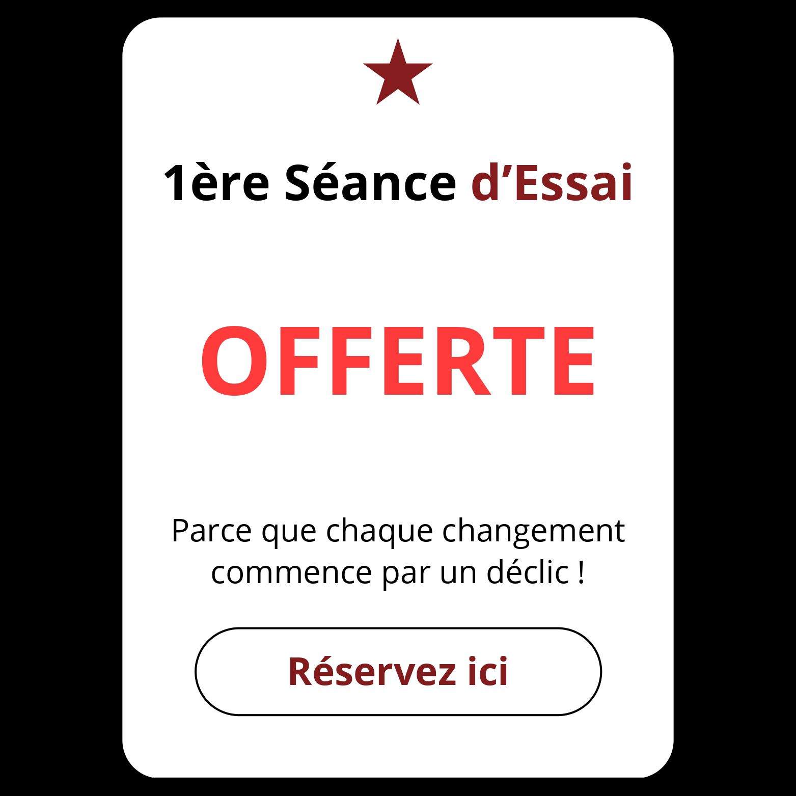 Séance d'essai offerte en coaching sportif à domicile. 